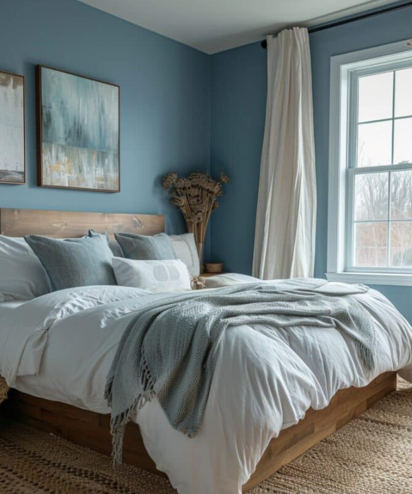 inspiration chambre bleue