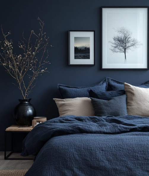 chambre bleue inspi