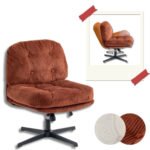 Fauteuil cosy rouille pivotant inclinable pas cher
