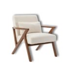fauteuil scandinave japandi sweeek
