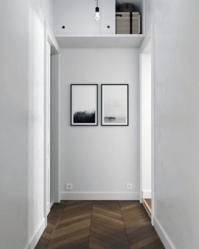 rangement en hauteur petit couloir