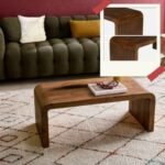 table basse noyer