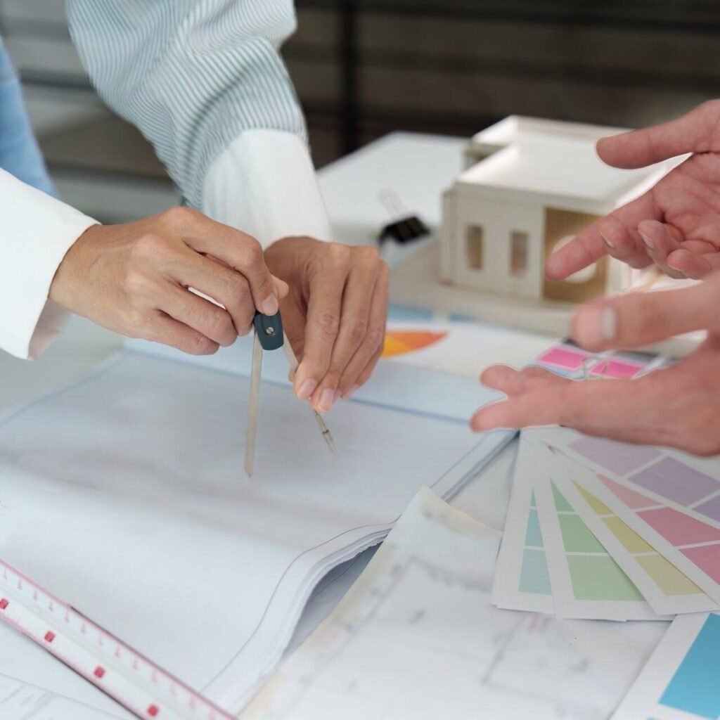 prestation de designer d'intérieur